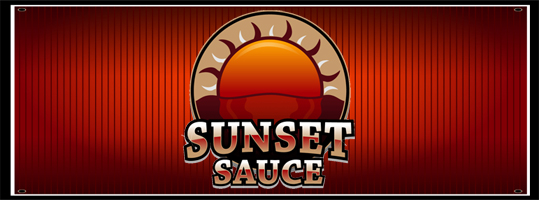 Sunset Sauce Banner